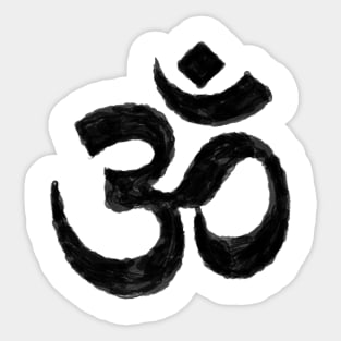 OM SYMBOL IN OIL Sticker